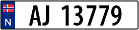 Truck License Plate